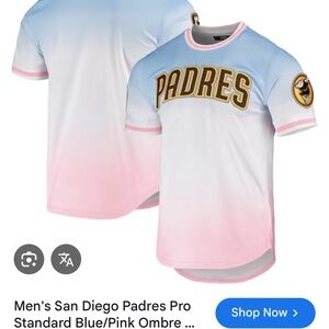 Padres Ombre Blue and Pink Men's Shirt